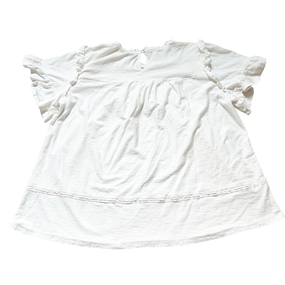 White Flowy Maurice’s Top, Lightweight, Boho, Cottage-core Bundle & Save